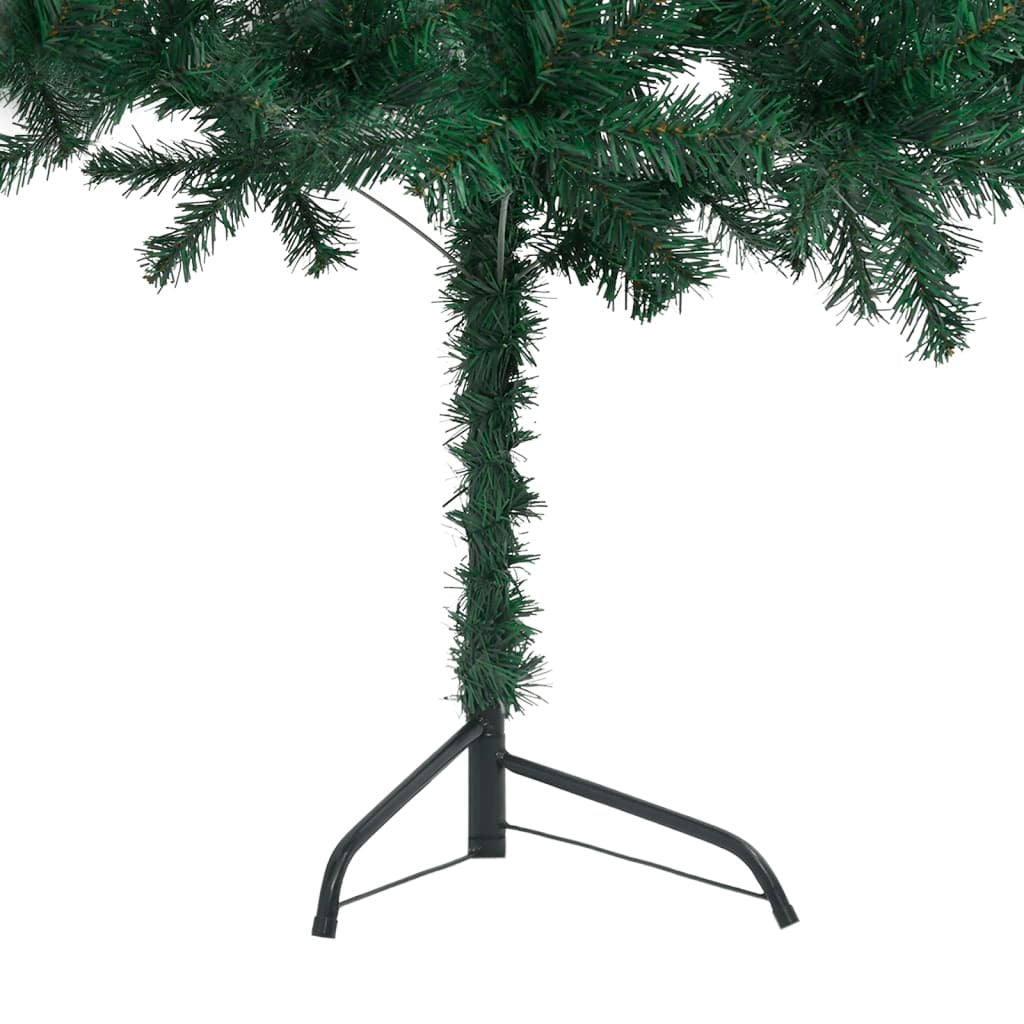 Corner Artificial Christmas Tree Green 4 ft PVC