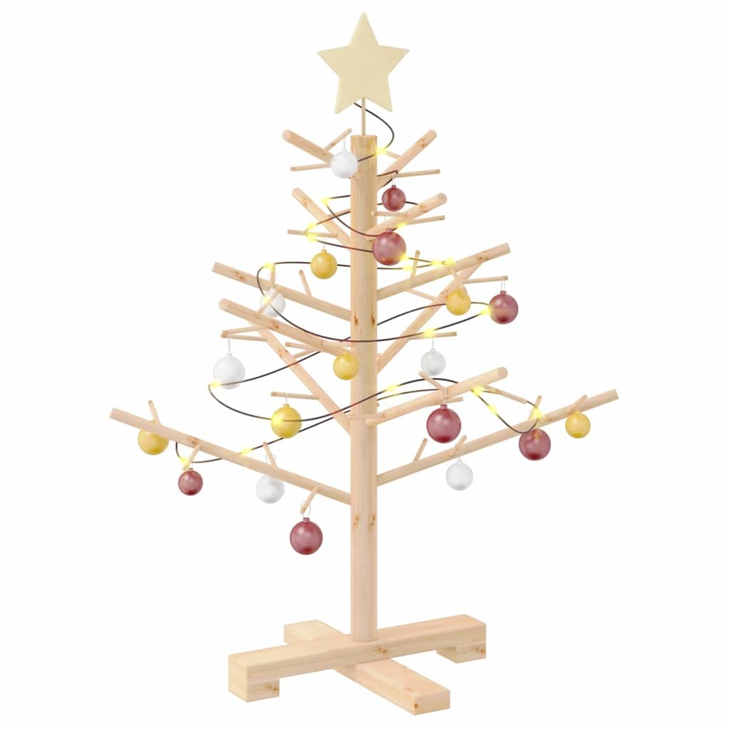 Wooden Christmas Tree KOTKA 75 cm Bamboo and solid pine wood