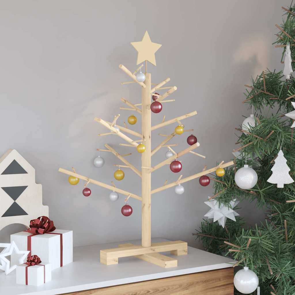 Wooden Christmas Tree KOTKA 75 cm Bamboo and solid pine wood