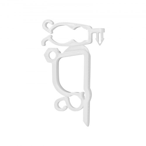 Christmas Light Clips, 200 Pack, Weatherproof Holiday Outdoor Lighting Hanging Hooks, Mount to Shingles & Gutters, for C3, C4, Mini, Outside String Lights, Christmas Decoration, No Tool Required