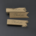 Color: Kraft paper, quantity: 100pcs - Handmade Small Hanging Card Thanksgiving Gift Card
