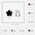 four clover earring designer earrings for woman silver earrings luxury jewelry women sterling silver jewelry 925 designer earring clover Thanksgiving Day gift