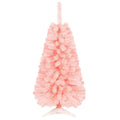 4 FT Artificial Christmas Tree with 110 Branch Tips and 50 Warm White LED Lights-Pink