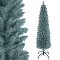 5/6/7/8 Feet Artificial Christmas Tree with 210/320/418/535 PVC Branch Tips-5 FT - Color: Green - Size: 5 ft