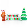 9.5 FT Long Inflatable Merry Christmas Sign Outdoor Decoration