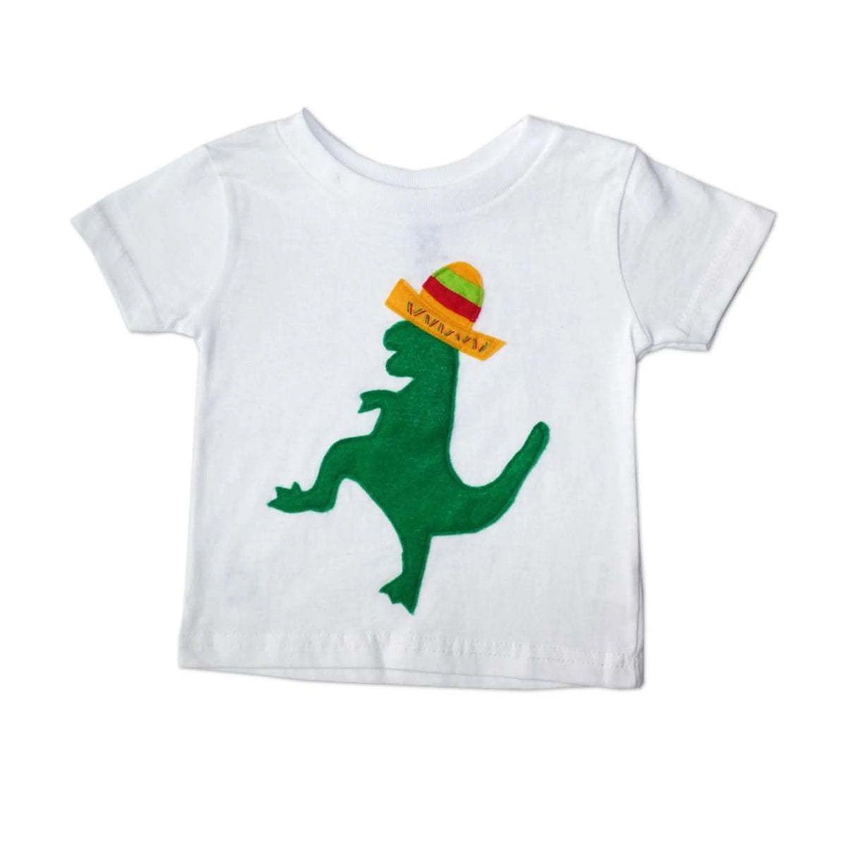Kids T-shirt - Mexican Dancing Dinosaur with Sombrero - Toddler shirt