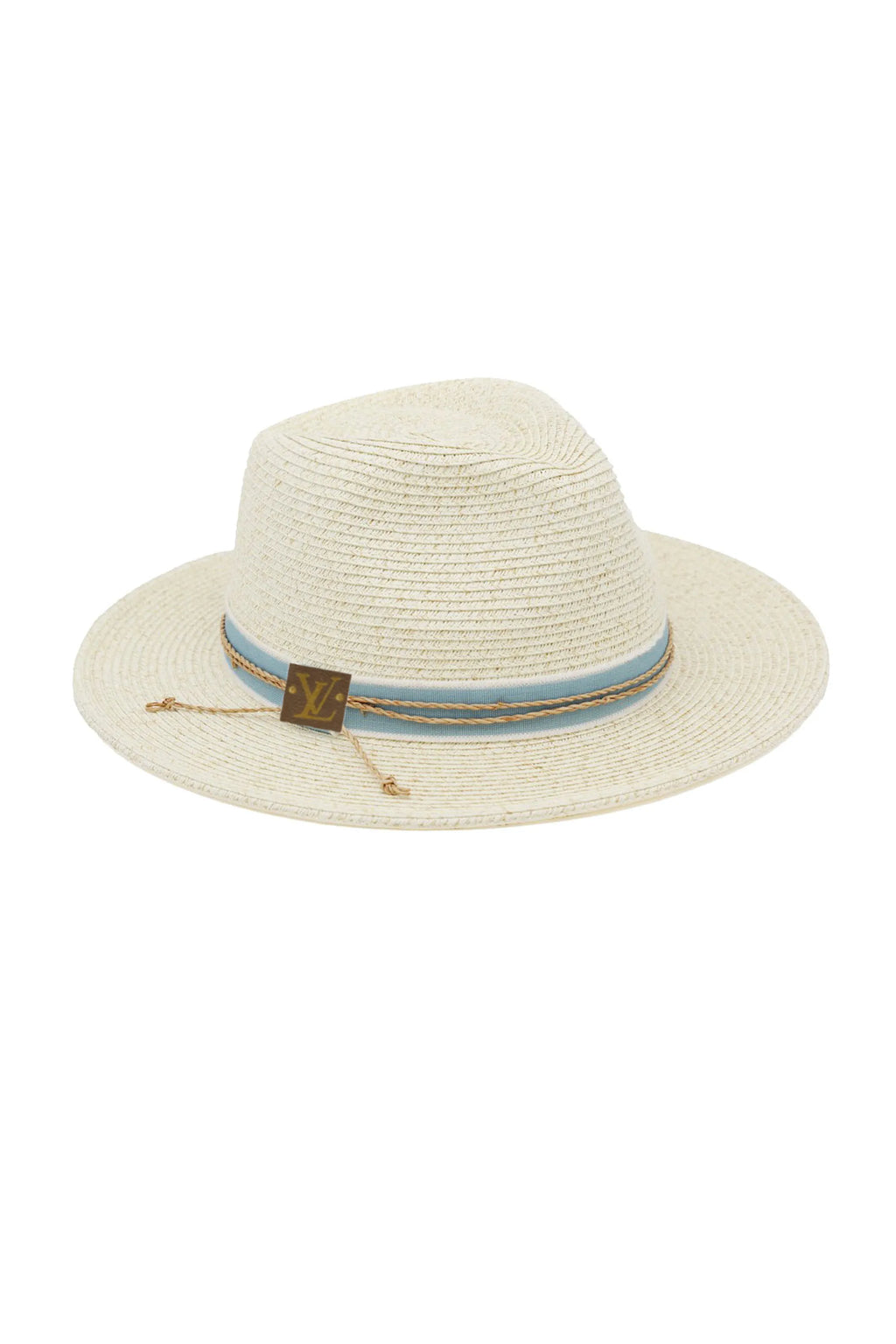 Upcycled Hat Band Straw Panama