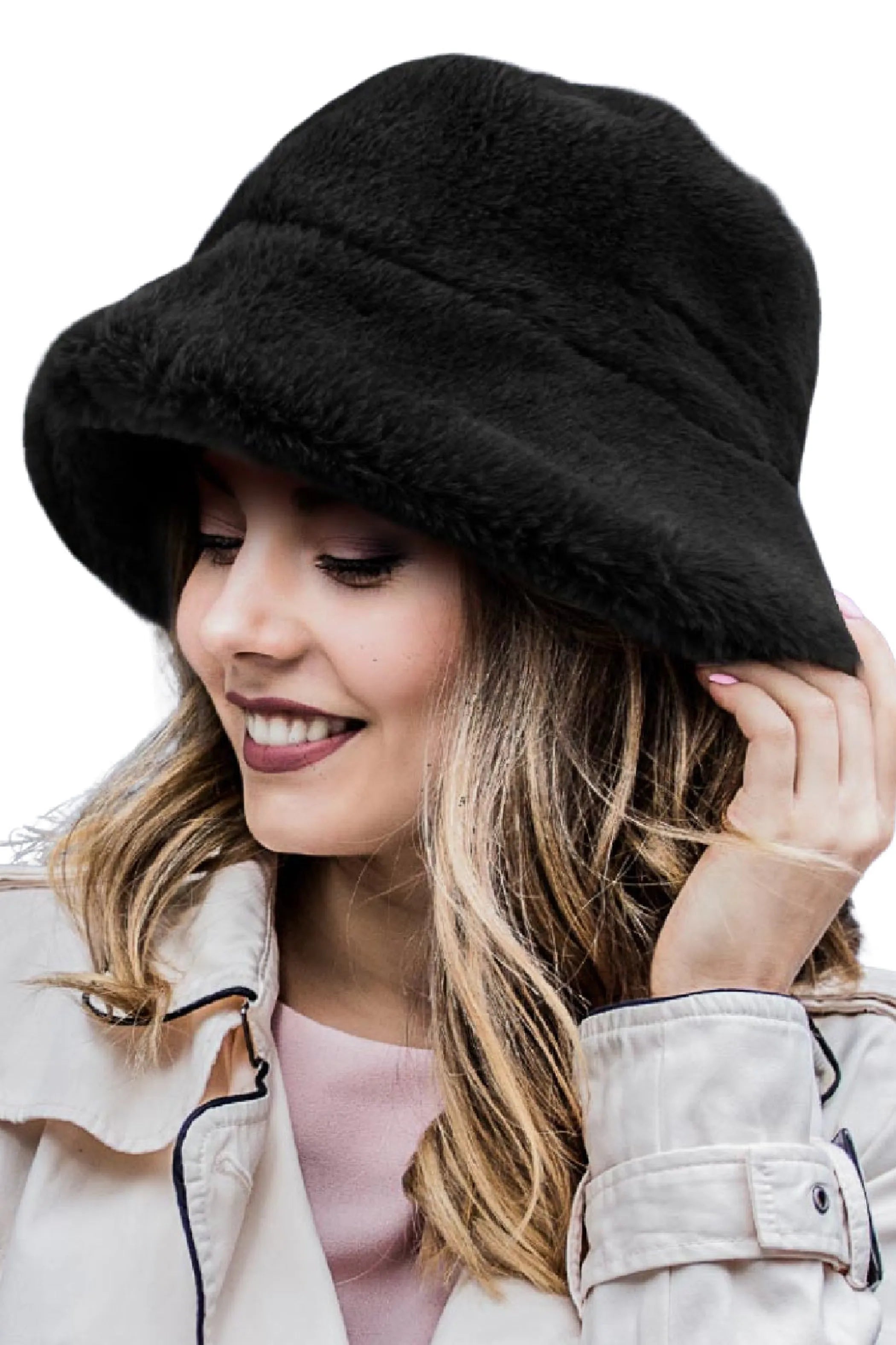 Faux Fur Bucket Hat