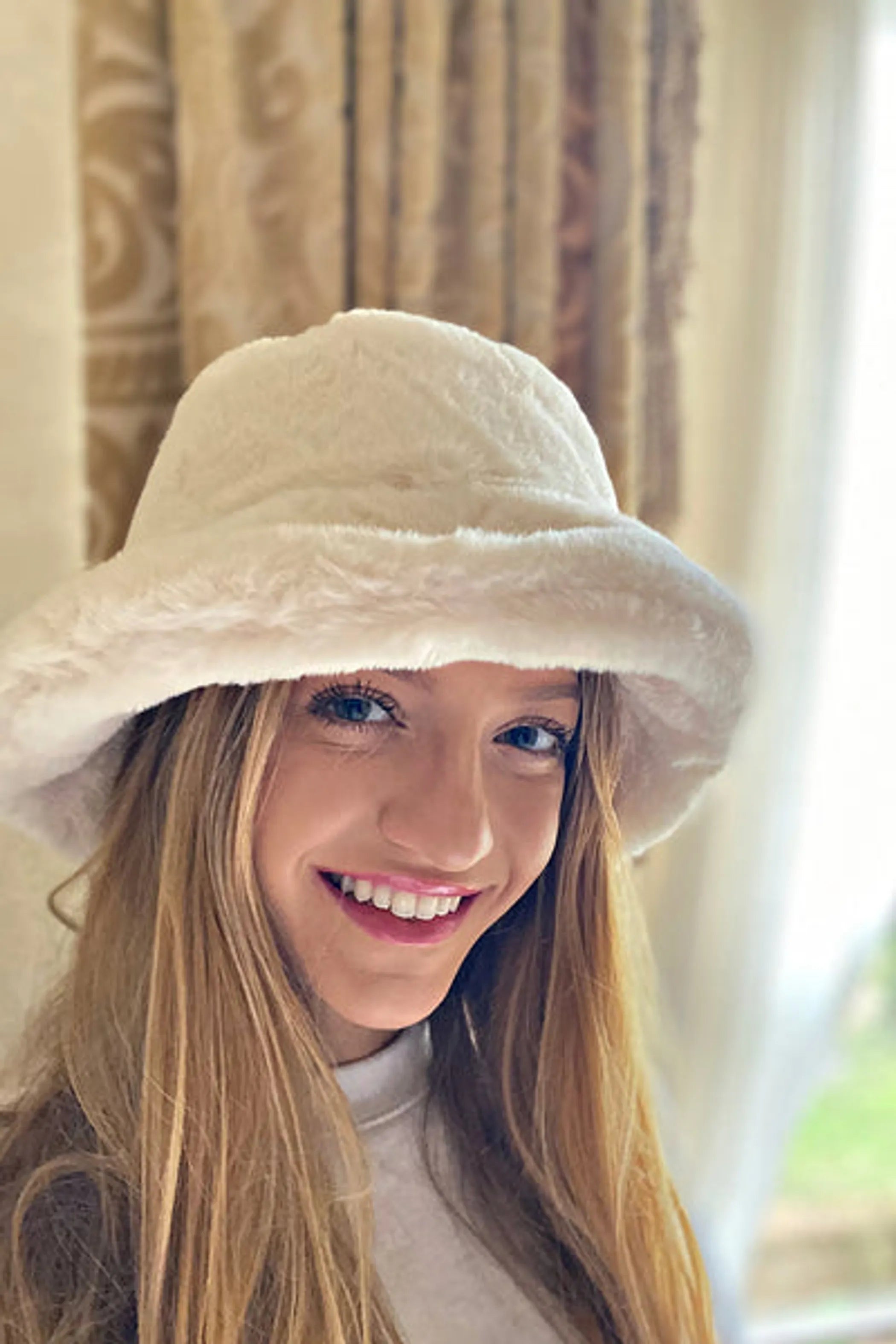 Faux Fur Bucket Hat
