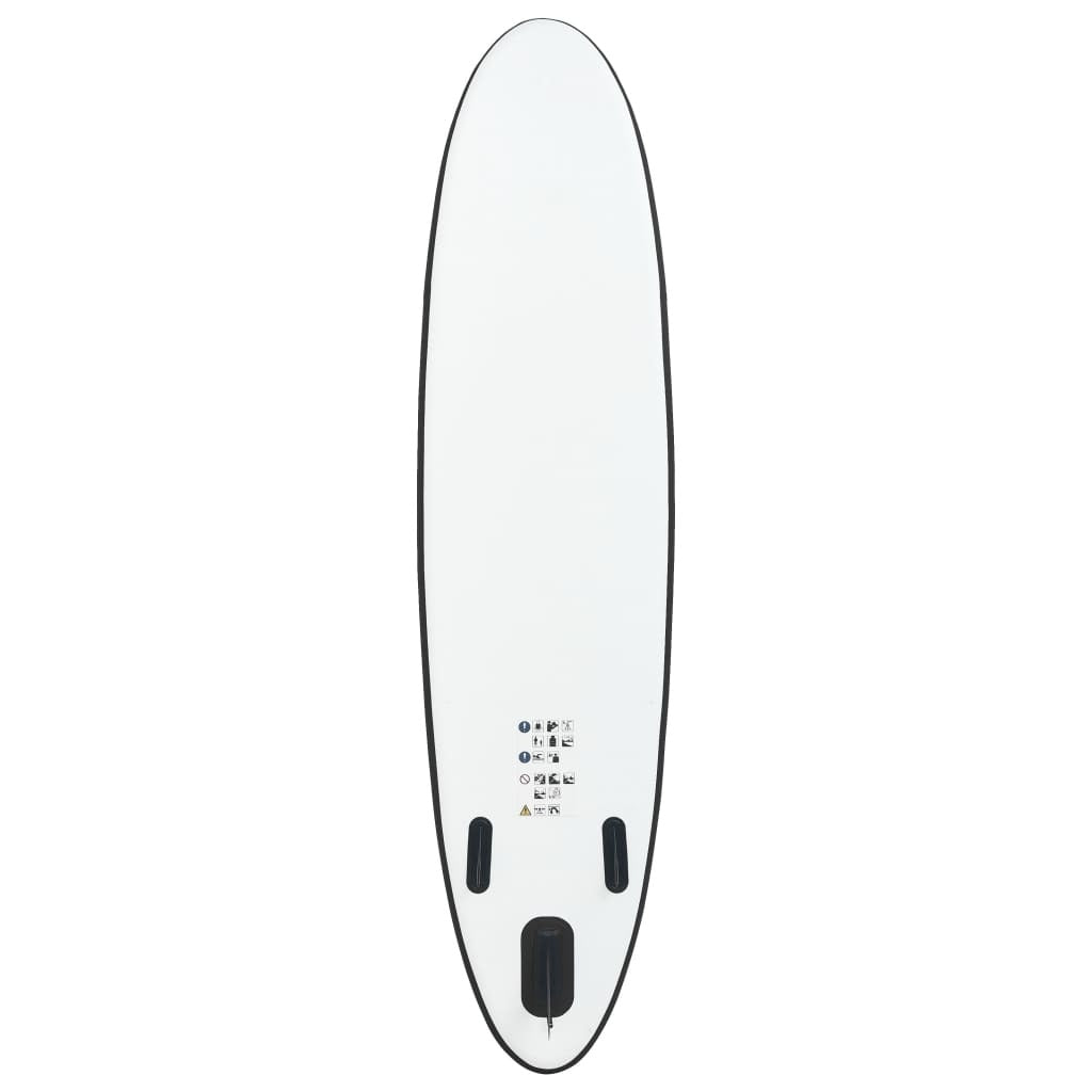 Inflatable Stand Up Paddleboard Set Black and White