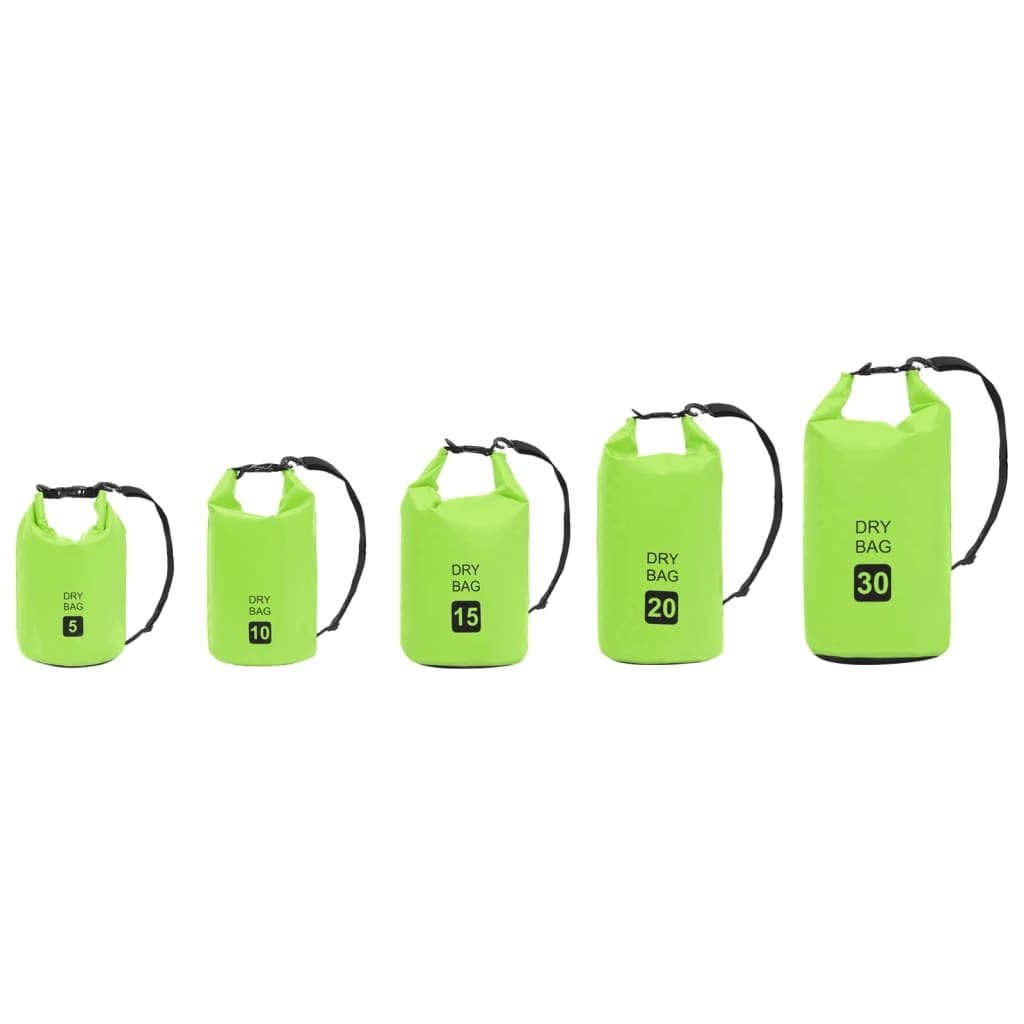 Dry Bag Green 4 gal PVC