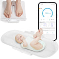 Infant Scale with Detachable Tray for Body Weight and Height Measurement-White - Color: White