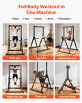 Pull Up Bar, 330LBS Capacity Portable Pullup Bar Station, Pullup Bars Free Standing with Triangular Structure & Heavy-Duty Steel Tube, 9 Level Height Adjustment Gravity Fitness for Arms, Back
