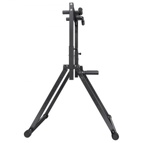 Pull Up Bar, 330LBS Capacity Portable Pullup Bar Station, Pullup Bars Free Standing with Triangular Structure & Heavy-Duty Steel Tube, 9 Level Height Adjustment Gravity Fitness for Arms, Back