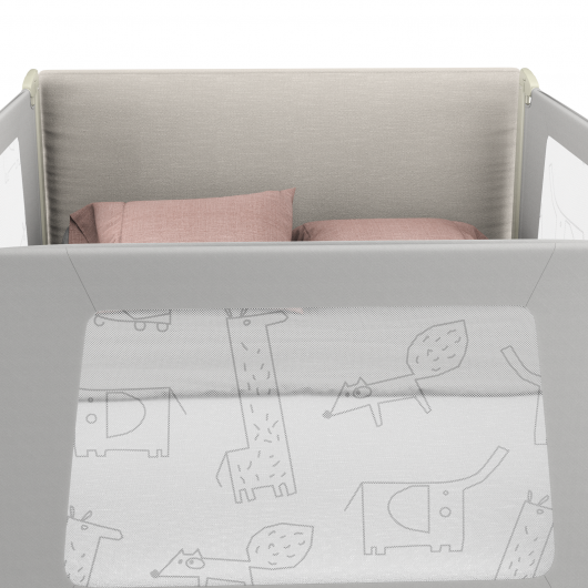 Bed Rail Guard for Toddlers Kid with Adjustable Height and Safety Lock-59 inch - Color: Gray - Size: S