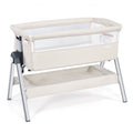 Portable Baby Bedside Sleeper with Adjustable Heights and Angle