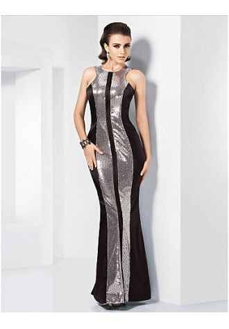 Sequin Maxi Dress Clubwear