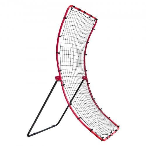 Baseball And Softball Rebounder Net, 4 x 5.5 ft PitchBack Baseball Pitching Nest, Pitch Return Trainer Rebound Net with Pitching Target, All Angle Fielding Rebound Net for Grounders Pop Flies