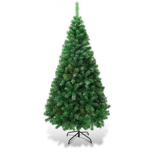 Artificial PVC Christmas Tree with Solid Metal Stand-5 ft - Color: Green - Size: 5 ft