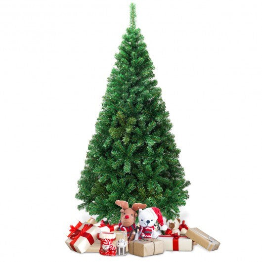 Artificial PVC Christmas Tree with Solid Metal Stand-5 ft - Color: Green - Size: 5 ft