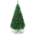 Artificial PVC Christmas Tree with Solid Metal Stand-6 ft - Color: Green - Size: 6 ft