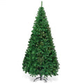 Artificial PVC Christmas Tree with Solid Metal Stand-7 ft - Color: Green - Size: 7 ft