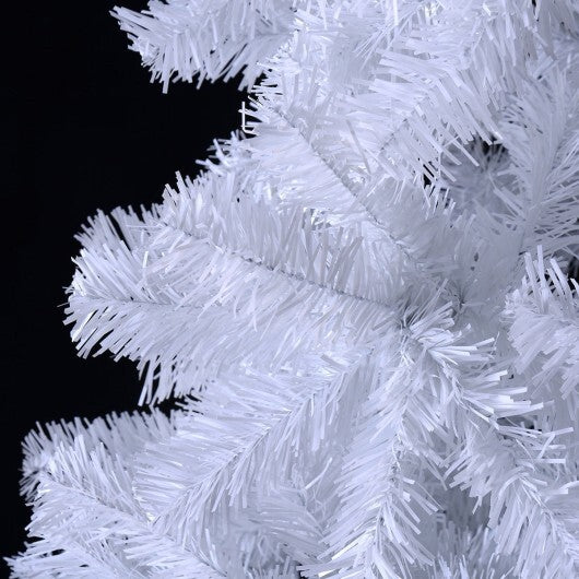 5 ft White Artificial PVC Christmas Tree - Color: White - Size: 5 ft