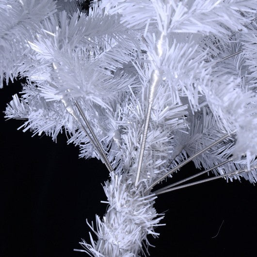 5 ft White Artificial PVC Christmas Tree - Color: White - Size: 5 ft