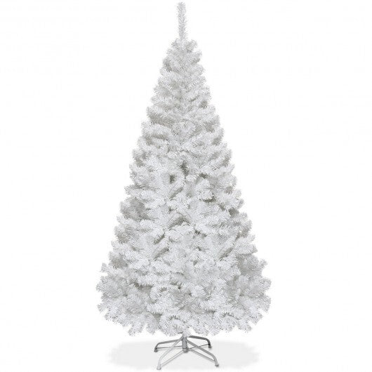 6 Feet White Artificial PVC Christmas Tree with Stand-6 ft - Color: White - Size: 6 ft