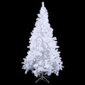 8 ft  White Artificial PVC Christmas Tree with Stand - Color: White - Size: 8 ft