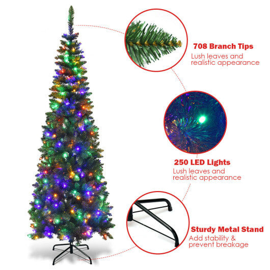Artificial National Foot Kingswood Fir Pencil Christmas Tree-4.5ft