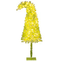 5/6/7 FT Whimsical Christmas Tree with Bendable Top and 216/290/366 Branch-6 FT - Color: Green - Size: 6 ft