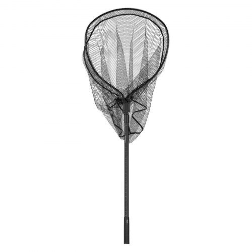Fishing Net, Landing Nets with Telescopic Handle, Portable Lightweight Stronger 6063 Aluminum Fish Gear, Nylon Covered PVC, Durable and Fish-friendly, 26 inch Net Opening for Saltwater Bait Fish