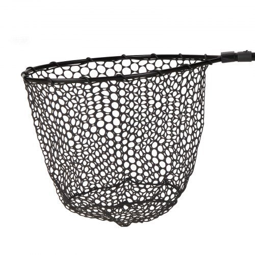 Fishing Net, Foldable Landing Nets with Telescopic Handle, Portable Lightweight and Stronger 6063 Aluminum Fish Gear, Soft Silicone Fish-Friendly Mesh, for Kayak, Boat, Bank, Pond, Gifts for Men