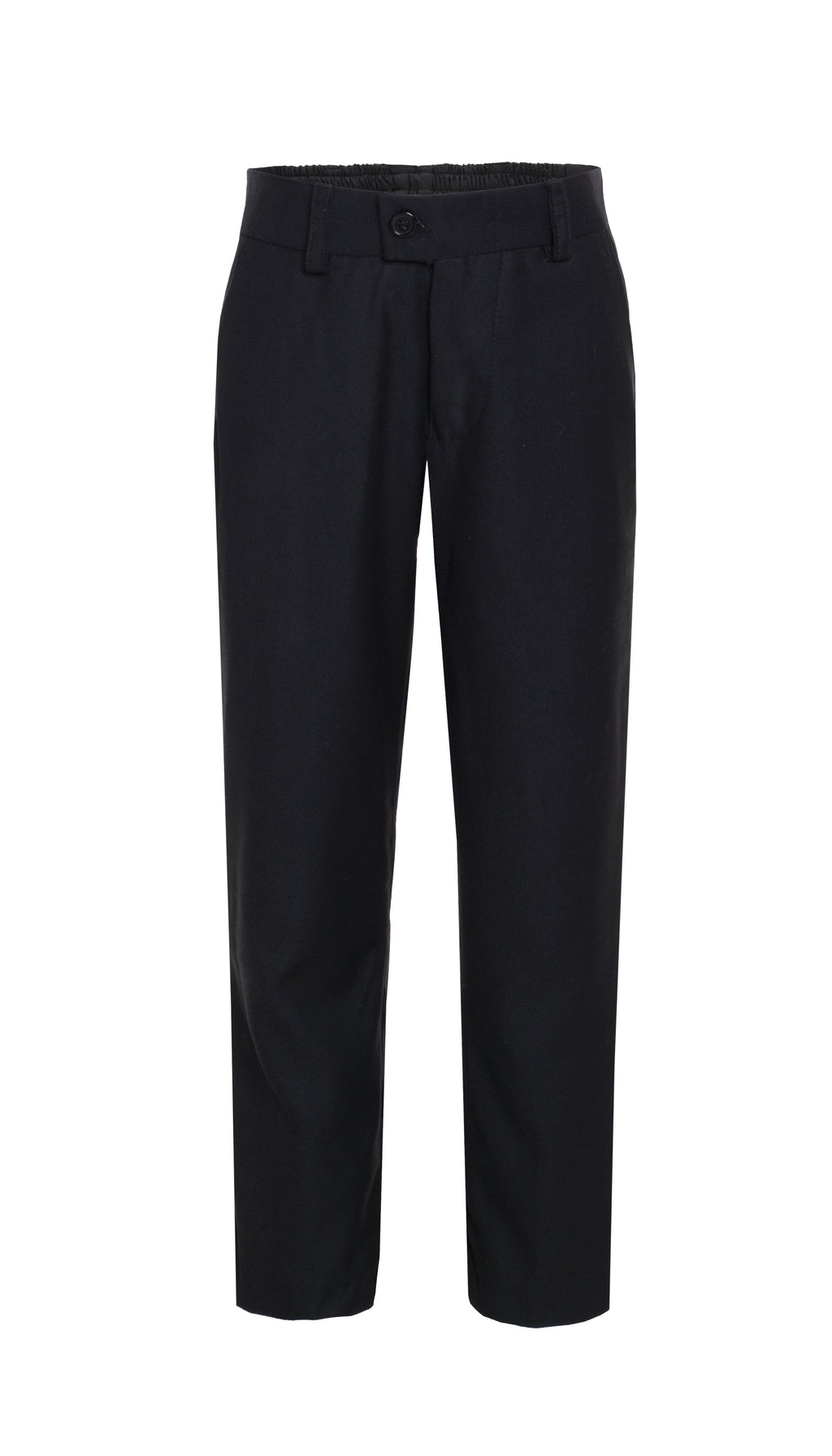 Ezra Black Regular Fit Boys Dress Pants-0