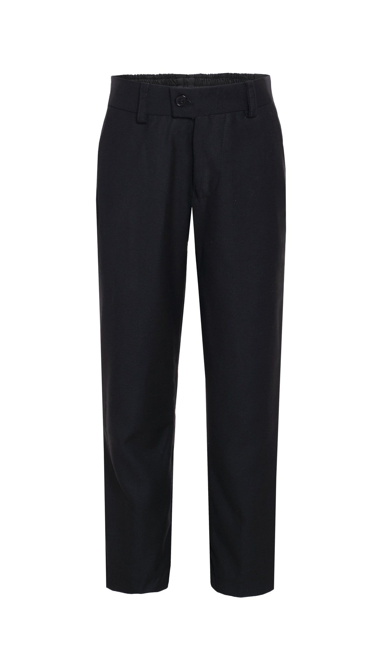 Ezra Black Regular Fit Boys Dress Pants-0