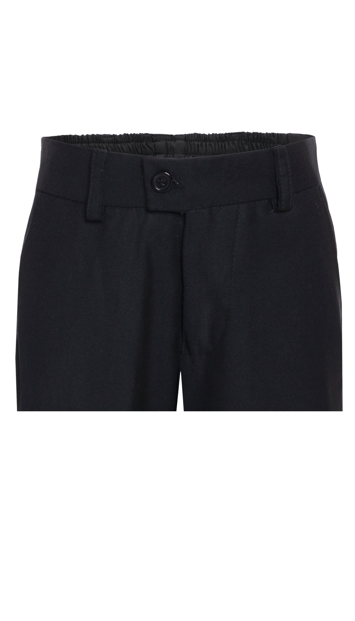 Ezra Black Regular Fit Boys Dress Pants-2