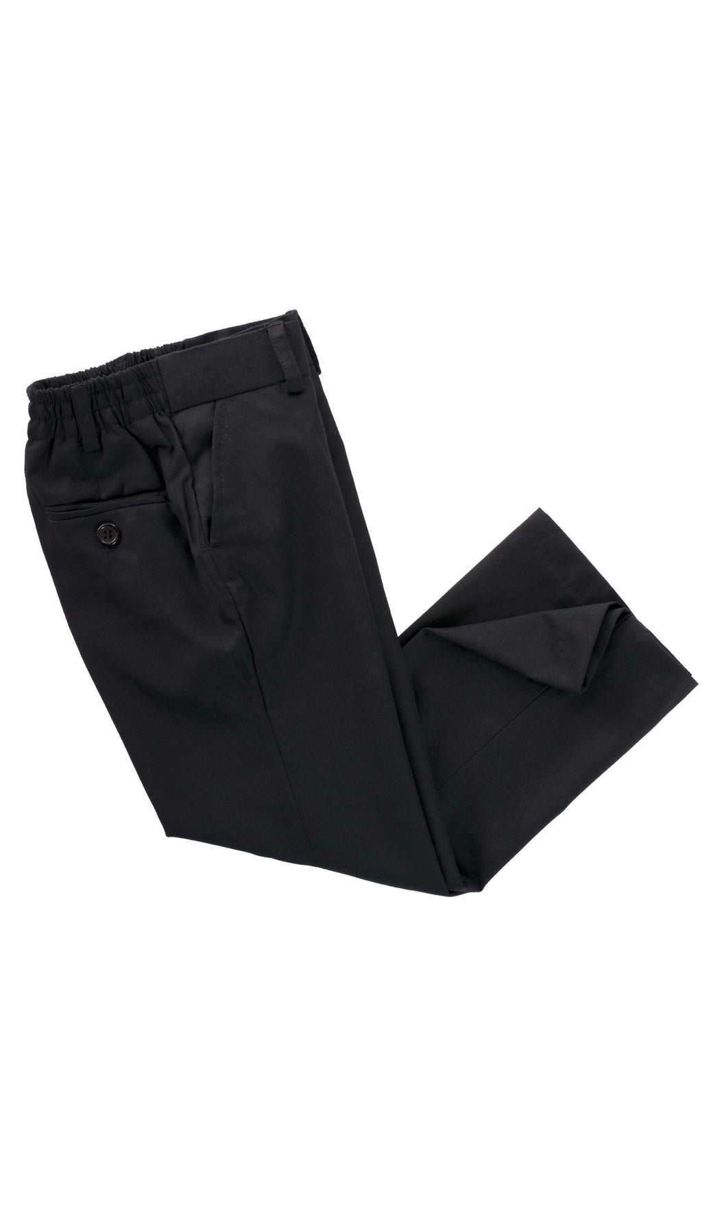 Ezra Black Regular Fit Boys Dress Pants-4
