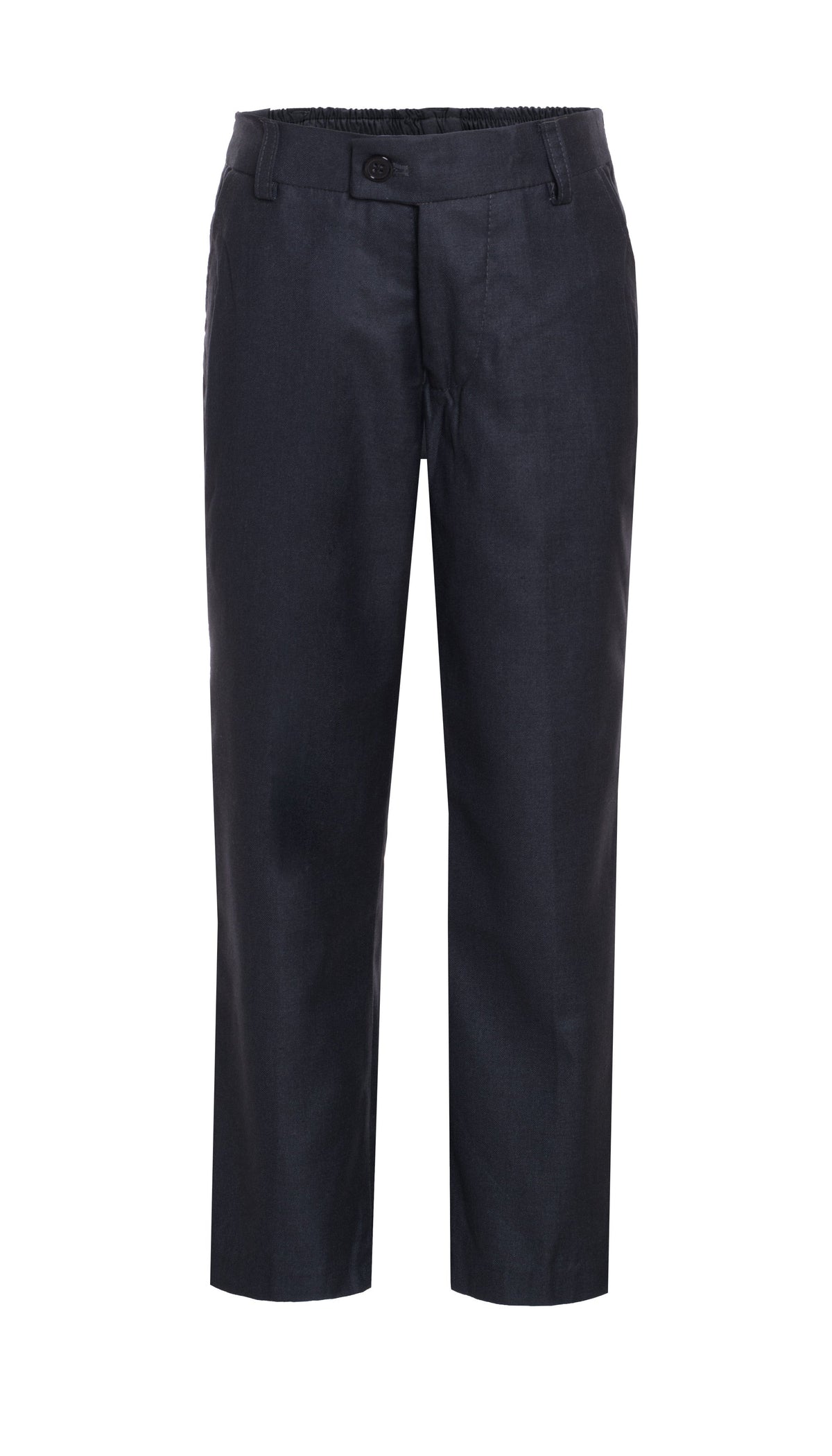 Ezra Charcoal Regular Fit Boys Dress Pants-0