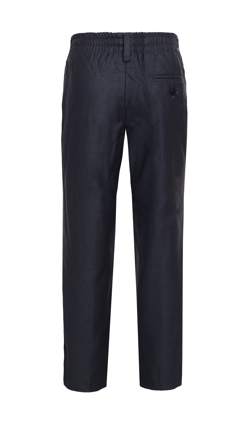 Ezra Charcoal Regular Fit Boys Dress Pants-1