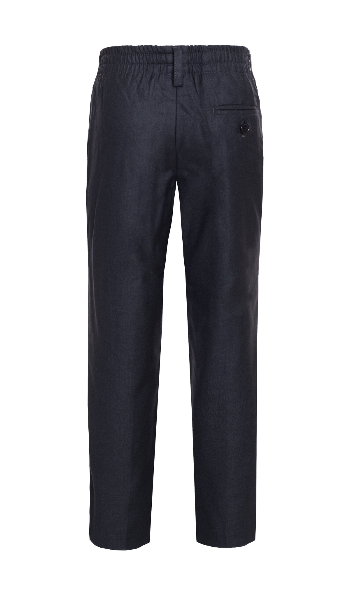 Ezra Charcoal Regular Fit Boys Dress Pants-1