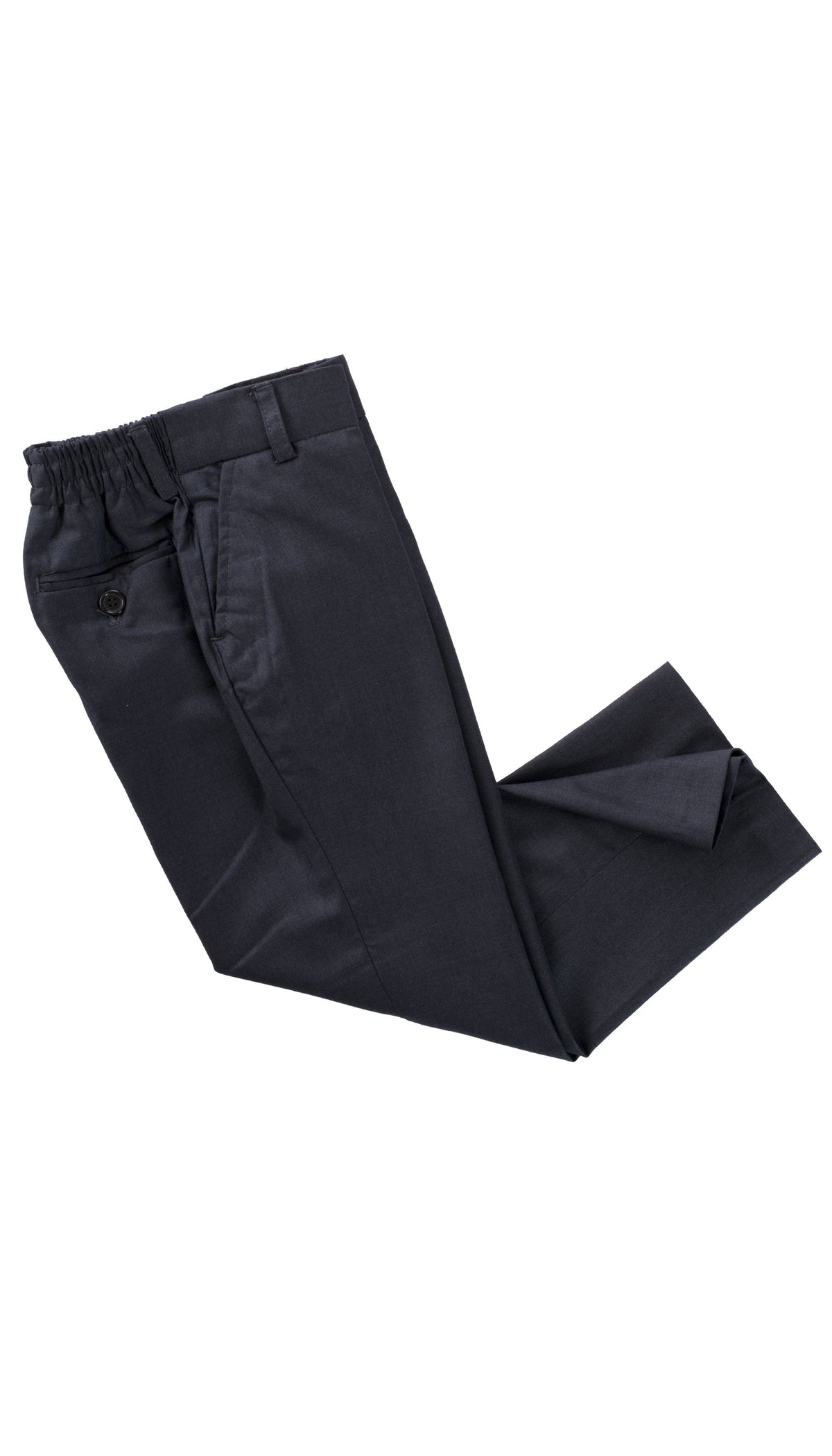 Ezra Charcoal Regular Fit Boys Dress Pants-4