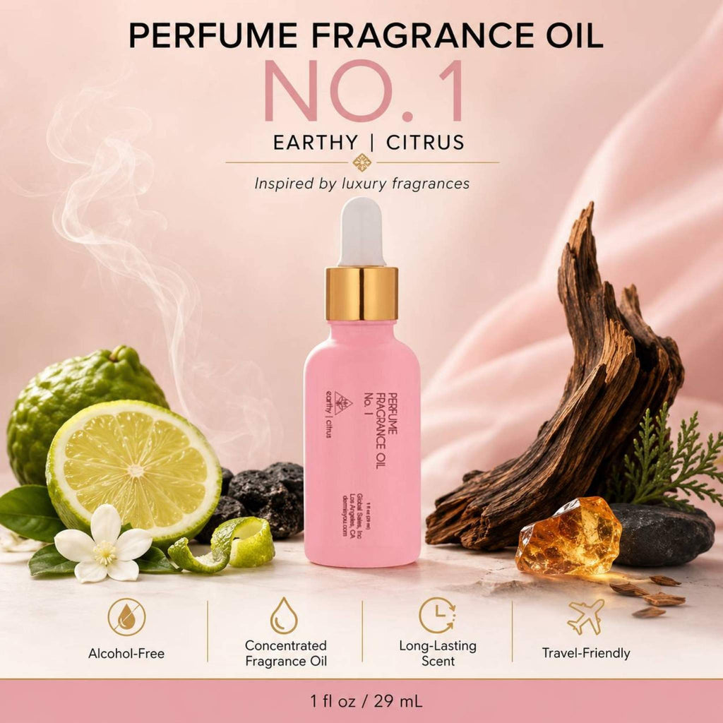 Perfume Fragrance Oil No. 1 - Inspired by Oud & Bergamot-2