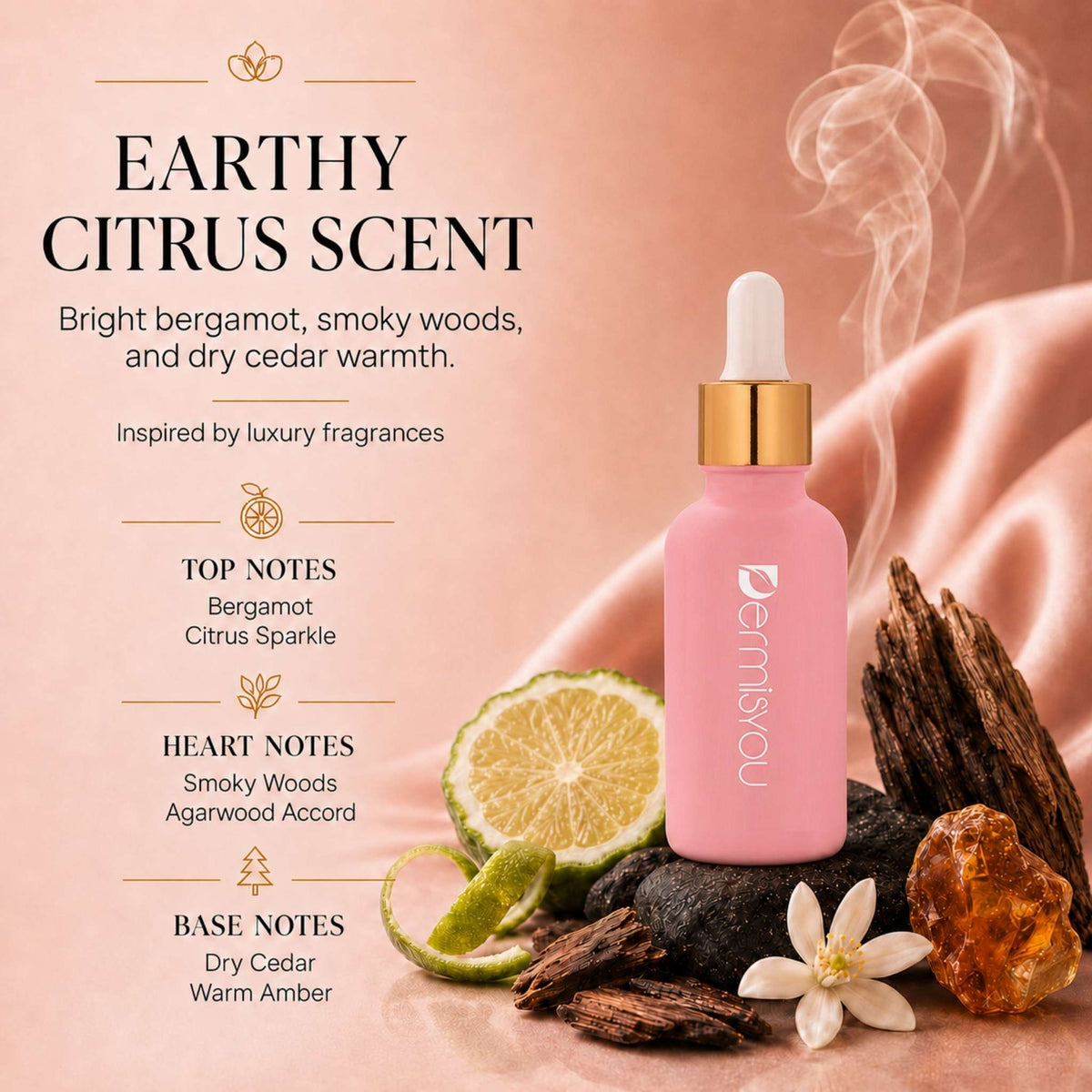 Perfume Fragrance Oil No. 1 - Inspired by Oud & Bergamot-3