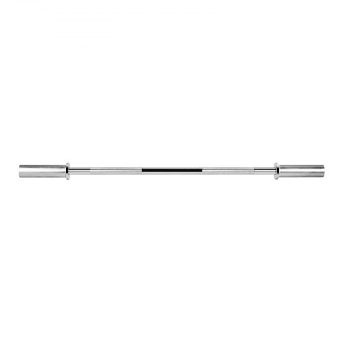 4FT Barbell Bar, Fits 2-Inch Weight Plates, Chrome Plated Barbell Bar with Knurled Grip for Strength Training, Weightlifting, Squat, Deadlift, Bench Press, Curl, Overhead Press, 500lbs Capacity