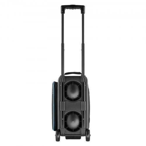 Bowling Ball Bag, 2 Ball Double Roller Bowling Bag with Wheels, Featuring a Separate Compartment for Shoes (Up To US Size 16) & Oversized Accessory Pocket, Retractable Handle Extends to 41.32 in