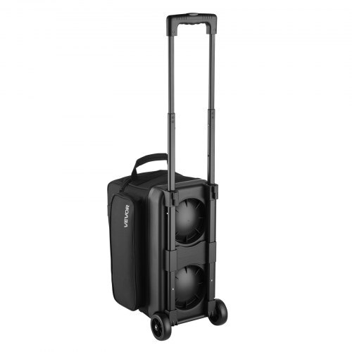 Bowling Ball Bag, 2 Ball Double Roller Bowling Bag with Wheels, Featuring a Separate Compartment for Shoes (Up To US Size 16) & Oversized Accessory Pocket, Retractable Handle Extends to 41.32 in