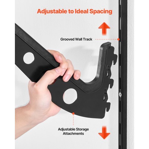 Surfboard Wall Mount, 4 Tiers Horizontal Surfboard Rack for Storage and Display, Adjustable Height Metal Board Stand Organizer, Surf Board Holder for Snowboards, Kiteboards, Shortboard, Skis