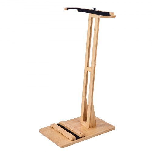 Vertical Surfboard Stand, Wooden Surfboard Rack for Storage and Display, Adjustable & Freestanding Board Stand Organizer with Padding, for Wakeboards, Snowboards, Kiteboards, Shortboard, Skis