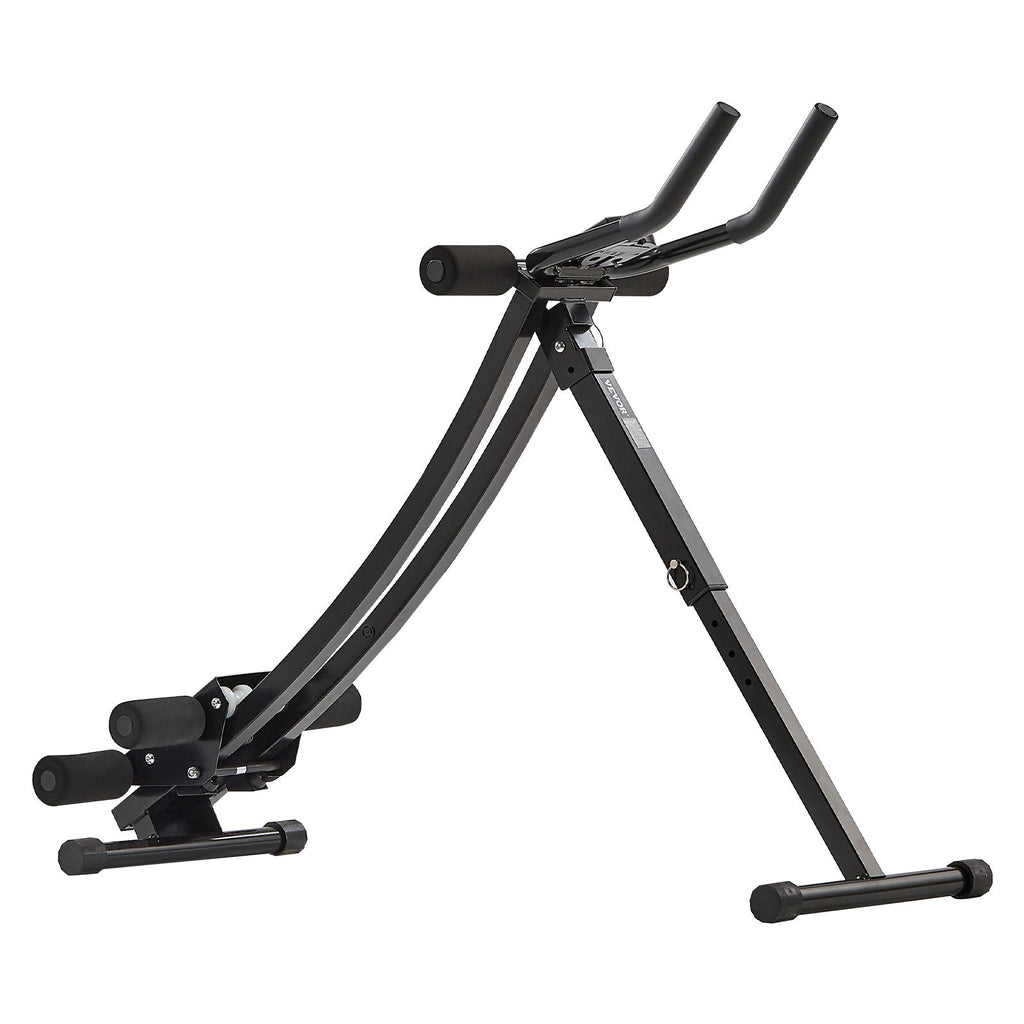 AB Workout Machine, Ab Workout Equipment at Home Gym, Core & Abdominal Trainers for Women, 440 lbs Weight Capacity Strength Training Ab Cruncher, Foldable Adjustable Fitness Exerciser